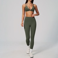 Ensemble de sport 2 pièces pour femme : débardeur et short taille haute – Tenue athlétique pour la course, le yoga et le fitness