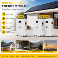 Sistema de Almacenamiento Solar de 16Kwh 51.2V 314Ah 300Ah 30Kw 48Kwh 80KWH 96Kwh 160Kwh 15Kwh, Paquete de Baterías de Iones de Litio Lifepo4 de 48V 20Kwh