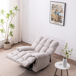 Canapé relaxant confortable pour salon d'hôtel, fauteuil inclinable moderne en tissu, fonctionnel et manuel, canapé paresseux inclinable. - Product Image 6