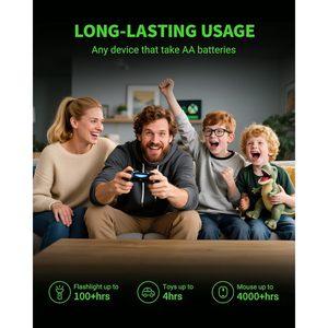 For 28-Pack Rechargeable AA Batteries High Capacity 1.2V Ni-MH Long Lasting 600/1800/1000mAh for <b>Gaming</b> <b>Controllers</b> - Product Image 3