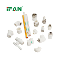 IFAN Raccords de tuyauterie PPR fiables, coudes, tés, 20-110MM, matériaux de plomberie, raccords de tuyauterie PPR et machine