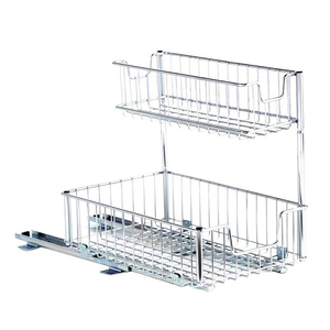 Panier de <span class=keywords><strong>rangement</strong></span> armoire de cuisine, panier coulissant sous-évier, étagère de <span class=keywords><strong>rangement</strong></span> - Product Image 1