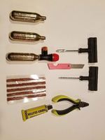 Filetée 16g co2 Cartouche Gonfleur pour Vélo Pneu Gonfler Pompe À Vélo C02 Vanne