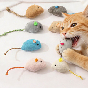Nouveaux produits pour animaux de compagnie, mini jouets amusants pour chat, souris interactives en herbe à chat, jouets en peluche pour chat - Product Image 1