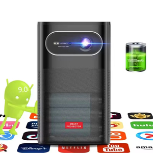 Portable 1080P DLP <b>Projector</b> Smart Android WiFi <b>3D</b> Auto Focus Built-in Battery Mini <b>Projector</b> for Outdoor Use - Product Image 2