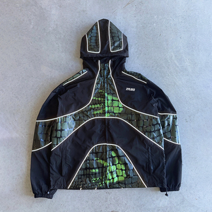 Chaqueta Termosensible con Diseño Personalizado, Chaqueta Cortavientos de Nailon con Franja Reflectante 3M, Chaqueta Termosensible - Product Image 4