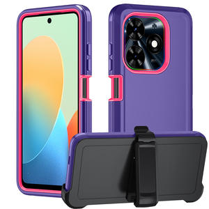 3 EN 1 Clip de ceinture béquille coque de téléphone portable antichoc Defender Phone Case pour <span class=keywords><strong>Redmi</strong></span> Note 11 4g - Product Image 4