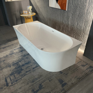 Suly Merlin cuadrado borde estrecho transición en forma de arco mano izquierda mano derecha bañera acrílica independiente bañera de hidromasaje Baño de remojo - Product Image 2