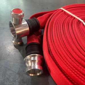 Tuyau d'incendie de qualité supérieure Double veste 1.5 ''2" & 2.5 "3'' tuyau d'incendie avec 15m 20m 25m et <span class=keywords><strong>buse</strong></span> en aluminium - Product Image 1