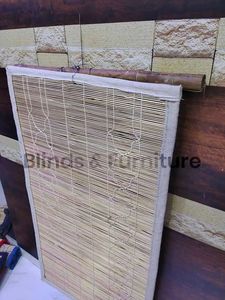 Persiana Enrollable de Bambú Moderna y Brillante, Tamaño 4x5 Pies, Persianas de Bambú de Alta Calidad Hechas a Mano, Cortinas y Persianas Pequeñas - Product Image 4