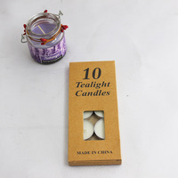 Bougies chauffe-plat pour anniversaire, mariage, décoration de la maison, Mini bougies parfumées, vente en gros, 10 pièces