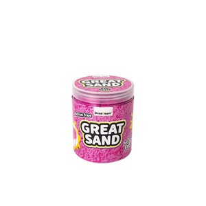Customized Logo Magic Toy Sand Soft Fluffy Colored DIY Play Children Soft Delicate Packaging Sands for Educational Kids - Product Image 1