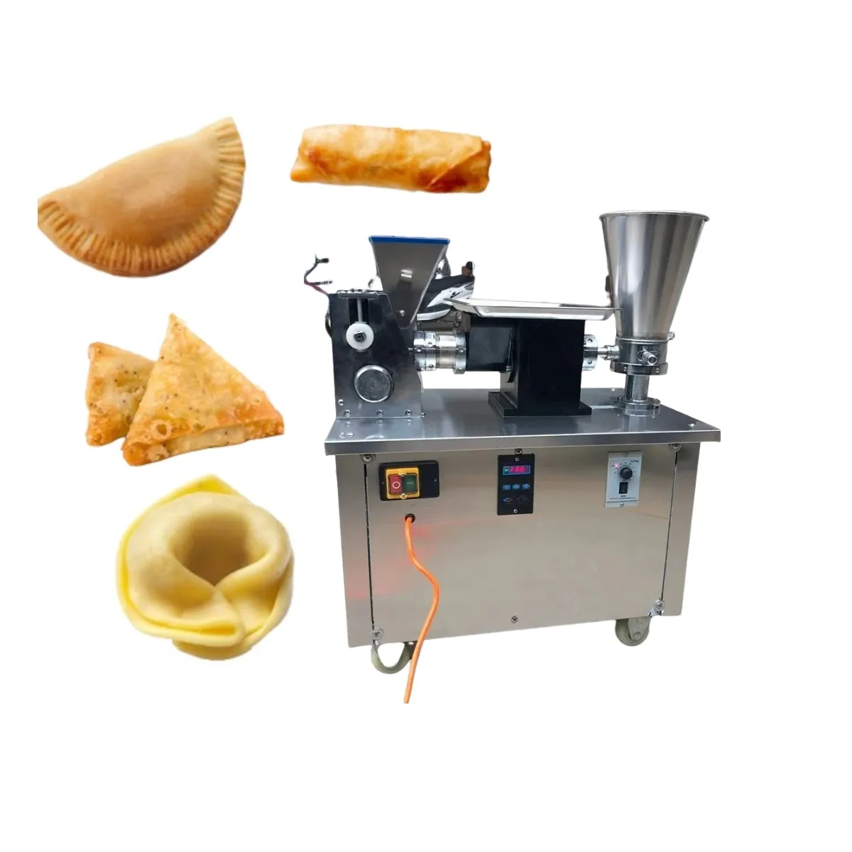 110V 220V Canadá EE. UU. Precio de fábrica Máquina automática para hacer Dumpling Samosa Gyoza Spring roll Ravioli Empanada Pelmeni Pierogi