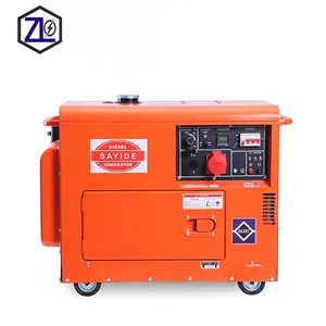 Miglior prezzo 3KW 5KW 6KW generatore Diesel marino monofase piccolo generatore di corrente portatile raffreddato ad acqua generatore silenzioso
