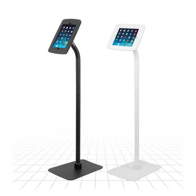 Floor Standing Tablet Kiosk Stand Lockable Tablet Anti-theft iPad Holder Stand