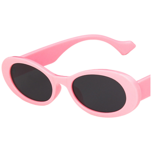 Lunettes de soleil ovales roses, nouveau style rétro europé<span class=keywords><strong>en</strong></span> et américain, pour le street style et les célébrités d'Internet, tendance solaire - Product Image 3