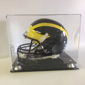 Venta al por mayor de cristal personalizado duradero acrílico casco de fútbol vitrina para el <span class=keywords><strong>hogar</strong></span> <span class=keywords><strong>tienda</strong></span> - Product Image 4