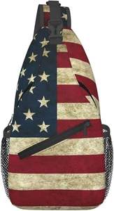 Sac à bandoulière unisexe de haute qualité avec drapeau américain <span class=keywords><strong>pour</strong></span> jeunes adultes, idéal <span class=keywords><strong>pour</strong></span> la randonnée et le cyclisme - Product Image 4