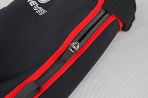 Darevie <span class=keywords><strong>Couvre</strong></span>-chaussures de vélo imperméables et résistantes, rouge et noir, pour vélo de route, coupe-vent, unisexe - Product Image 3