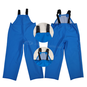 Impermeable Personalizado de Poliéster, <span class=keywords><strong>Traje</strong></span> de Lluvia para Pescadores, para Pesca, Trabajo y Senderismo, Incluye Chaqueta y Pantalones con Tirantes - Product Image 3