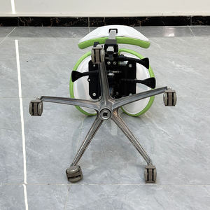 Sincoo Light Green Leather Salon <b>Stool</b> <b>Height</b> <b>Adjustable</b> 360 Degree Swivel Spa Nail Salon Barber Chair Customizable Color - Product Image 5