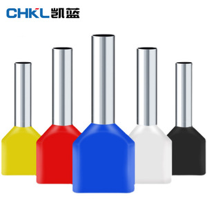 Bloque de terminales tubulares Chkl Te7508 2P de cobre puro aislado prensado en frío para ingeniería eléctrica - Product Image 3