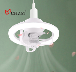 Điều khiển từ xa <span class=keywords><strong>LED</strong></span> di chuyển đầu fan hâm mộ ánh sáng e27rgb phòng ngủ tưởng tượng hương liệu mờ quạt trần ánh sáng - Product Image 3