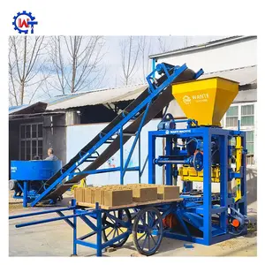 QT4-24 low investment business paving brick making machine in south Africa