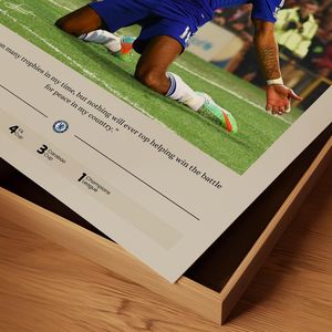 SQ Dier drogba โปสเตอร์ศิลปะพิมพ์ลายตำนานฟุตบอลภาพวาดผ้าใบ - Product Image 5