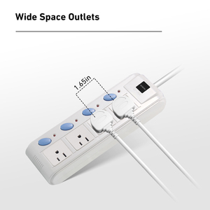 Nhà máy 3M bảng điện <span class=keywords><strong>2</strong></span>-lỗ mở rộng dây đa cắm ổ cắm 15A/125V chuyển đổi độc lập tiêu chuẩn Mỹ ổ cắm cho nhà - Product Image 3
