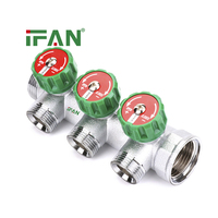 Collecteur de chauffage au sol radiant IFAN en laiton, système de plomberie multi-circuits, distributeur d'eau en laiton