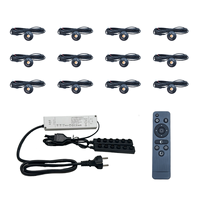 Kits de projecteurs LED encastrés pour véranda 3Wx12PCS - Lampes spot pour balcon et véranda