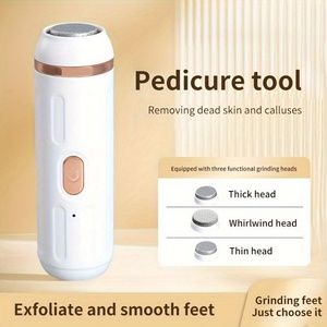 En gros, Appareil multifonctionnel pour les pieds et l'extérieur, avec 3 têtes de massage remplaçables et lavables, double batterie - Product Image 3