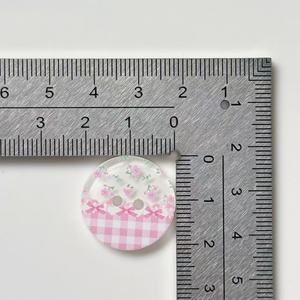 Botones a Cuadros con Estampado Fresco, Materiales Hechos a Mano para DIY, Accesorios para Ropa, Zapatos, <span class=keywords><strong>Calcetines</strong></span>, Botones Decorativos para <span class=keywords><strong>Crocs</strong></span> - Product Image 5