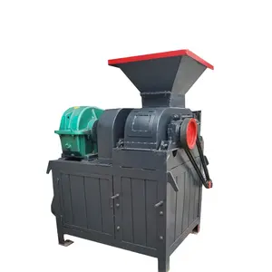 Square Shape Chromium Powder Wood Charcoal Briquette Coal Ball Press Machine