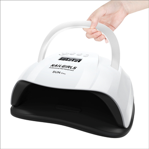 โคมไฟทำเล็บแบบเจล UV 80W เครื่องเป่าเล็บยูวี LED สำหรับเจลขัดเงาอุปกรณ์ตกแต่งเล็บแบบมืออาชีพรักษาเล็บนิ้วเท้าด้วยเจล - Product Image 1