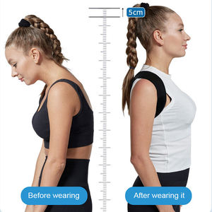 Ceinture de soutien dorsal confortable en néoprène réglable avec logo personnalisé, correcteur de posture et de colonne vertébrale - Product Image 5