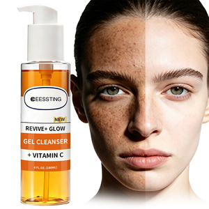 Gel Limpiador Facial con Vitamina C, Fórmula Suave, Exfoliante, Hidratante, Iluminador y Revitalizante, Venta al Por Mayor - Product Image 1