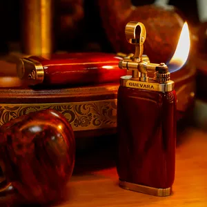 Classic portable pocket pipe lighter zinc alloy smoking pipe lighter