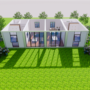 Rumah Kontainer Prefabrikasi Mewah 20ft Modul 36m2 2 Kamar Tidur Bangunan Kantor Rumah Lepas Pasang Desain Rumah Pedesaan - Product Image 5