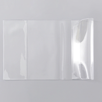 Protège-cahier simple en PVC transparent pour cahier A6/A5, protège-cahier étanche pour étudiants