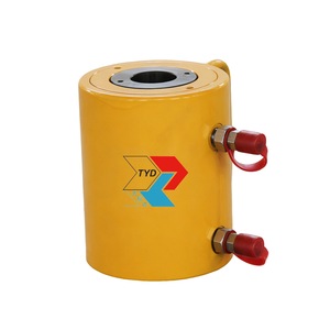 Ağır TYDRRH serisi 30/60/100/150ton çift etkili alaşımlı çelik içi boş hidrolik silindir <span class=keywords><strong>Jack</strong></span> 76mm içi boş piston Ram - Product Image 1