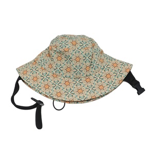 Chapeau Bob Unisexe Imperméable Personnalisé de Haute Qualité en Tissu Recyclé Imprimé Floral avec Sangle de Sécurité et Poche Intérieure Ajustable - Product Image 6