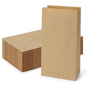 High Quality Lunch Kraft Paper Grocery Bulk <b>Bread</b> <b>Bags</b> Sack Lunch Recyclable Snack <b>Bags</b> Premium Beautiful Quality Paper <b>Bag</b> - Product Image 1