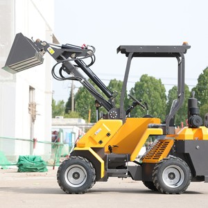 कारखाने की कीमतें मिनी व्हील लोडर निर्माण स्थल पृथ्वी चलती परिवहन डीजल छोटे लोडर - Product Image 5