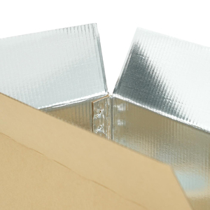 Caja de transporte térmico Kraft de doble pared ODM para distribución de alimentos congelados - Product Image 2