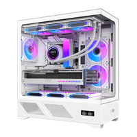 AOJIE - Caja de Ordenador para Juegos OEM al por Mayor, Caja de PC ATX MAtx, Gabinete Gamer, Chasis ARGB, Caja de PC de Vidrio Templado con Pantalla Digital
