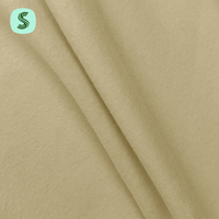 Tissu jersey pour robe en polyester et élasthanne, mélange 58,82 % polyester, 31,68 % coton, 9,5 % élasthanne, 190 g/m²