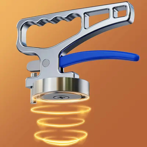 แม่เหล็กอุตสาหกรรมแบบพกพา รับน้ำหนักได้ 30/60 กก. แรงดูดสูง N52 สำหรับงานยกเหล็ก แม่พิมพ์เหล็ก งานตัดเลเซอร์ พร้อมจุกดูด - Product Image 3