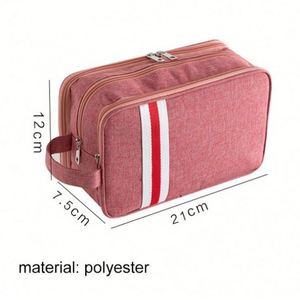 Bolsa de Cosméticos Portátil de Poliéster Impermeable para Viaje, con Separación para Artículos Secos y Húmedos, para Hombres y Mujeres, Venta al Por Mayor - Product Image 2